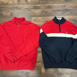 Set of Nautica and Izod Men Sweater (L)